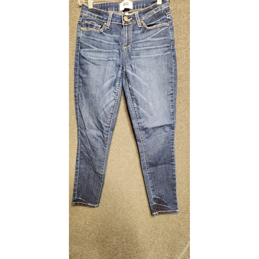 Paige 26 Womens‎ Jean Blue Verdugo Crop Light Washed